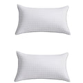 TTusavi 12"x20"Pillow Inserts Set of 2 with 100% Cotton Cover Decorative Square Throw 12x20 Pillows for Couch, Sofa and Bed - White(2, 12x20) - size: 12x20