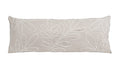 Sweet Jojo Designs Boho Botanical Leaf Body Pillow Case Cover (Pillow Not Included) - Gender Neutral Ivory Cream Beige Tan Off White Taupe Linen Woodland Farmhouse Floral Leaves Bohemian Garden - color: Linen Leaf