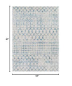Livabliss Elsie Global Bohemian Area Rug,5'3" x 7'3",Dark Blue - color: Dark Blue, size: 5'3" x 7'3" (Rectangular)