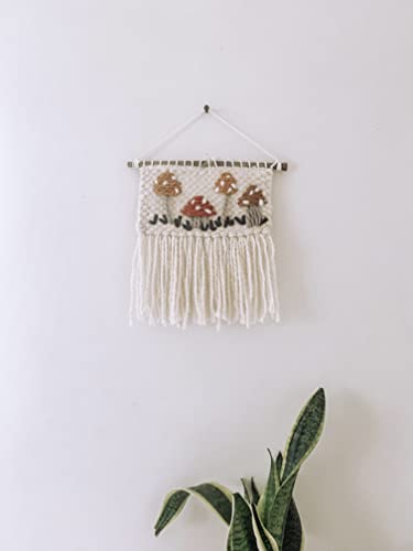 Handmade Woven Embroidered Yarn Wall Hanging Decor