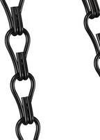 garini 6 Pack, 23 Inch Hanging Baskets Chain,Black Hanging Chains with Hooks Flower Pot Chain Replacement Plant Hangers for Planters, Bird Feeders and Lanterns - color: Black, size: 6P