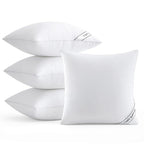 MIULEE 18x18 Inch Pillows Inserts, Pack of 4 Down Alternative Virgin Filling Comfy Support Throw Pillows for Sofa Couch Bed - size: 18x18