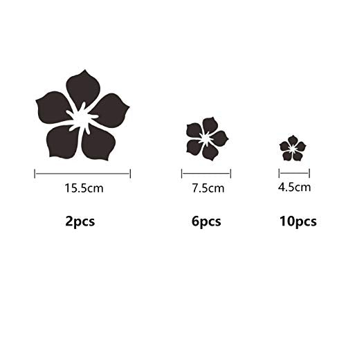 18pcs Acrylic Mirror Wall Sticker Decal for Home Living Room Bedroom Decor 3D Flower DIY Wall Decoration Silver - color: Silver Flower 18pcs