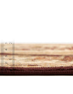 Unique Loom Versailles Collection Area Rug - Henry (2' x 6' 1" Runner Brown/Cream) - color: Brown/Cream, size: 2'2" x 6'1" (Runner)