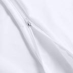 Utopia Bedding 80 Pack Waterproof Pillow Protectors with Zipper Queen Size (White), Bed Bug and Dust Mite Proof Pillow case Covers, Moisture Wicking Pillow Encasements 20 x 28 Inches - size: Queen (Pack of 80)