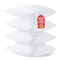Set of 4 Pillow Protectors with Zipper Toddler Size, Bed Bug and Dust Mite Proof Pillow Covers, Ultra Soft Pillow Encasements, Moisture Wicking and Waterproof Pillow Cases by Utopia Bedding (White) - size: Toddler (Pack of 4)