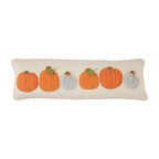 Mud Pie Long Tufted Pumpkin Pillow; 11" x 35"