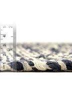 Unique Loom Braided Jute Collection Area Rug - Assam (2' x 3' 1" Rectangle, White Navy) - color: White Navy, size: 2' x 3'1" (Rectangular)