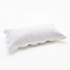 Calla Angel Sage Garden Luxury Pure Cotton Quilted Pillow Sham, King Pillow, 20x36, White - color: White, size: King