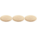 Holibanna Hand-Woven Round Straw Cushion Set of 3 Natural Floor Pillows for Yoga Meditation Tatami Window Seat Dining Room Guest Room Living