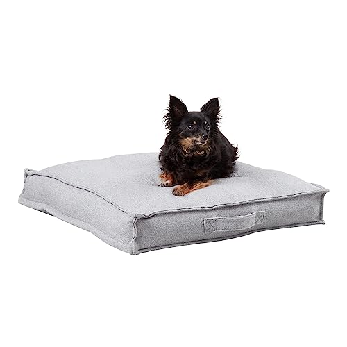 South Pine Porch Mila Square Tufted Pillow Style Dog Bed, Cement, Small (24" x 24") - color: Cement, size: Small (24" x 24")