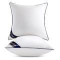 Siluvia 18"x18" Pillow Inserts Set of 2 Decorative Square Throw 18" Pillows with 100% Cotton Cover for Sofa, Couch, and Bed - White - size: 18x18 Inch (Pack of 2)