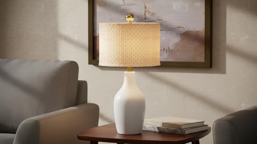 Aspen Creative 31603, Drum Spider Lamp Shade, Natural Palm Leaf, 12" Top x 12" Bottom x 9" Height - color: Palm Leaf