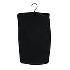 Household Essentials Door Hanging Laundry Bag in Washable Canvas with Loop Handle, Black - color: Black