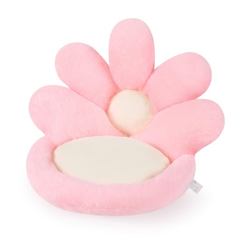 Ditucu Flower Shape Chair Pillow Cute Seat Cushion 19 inch Comfy Lazy Sofa Floor Pillows Dorm Seating for Bedroom Decor Pink - color: Pink, size: Small