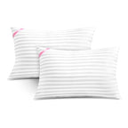 EIUE Throw Pillow Inserts, Machine Washable Pillows,Premium Polyester Fiber Fill for Sofa Bed & Decorative Cushions (White, 12x20inch) - size: 12x20inch
