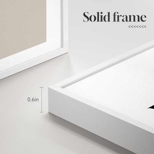 Framed Neutral 3 Piece Wall Art Master Bedroom, Minimalist Modern Painting Print Pictures Canvas Artwork for Walls, Typography Quote Good Morning Nursery Guest Room Wall Decor Above Bed, 12x16 Inch - color: Neutral