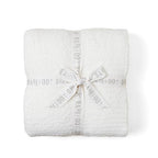 Barefoot Dreams® CozyChic® Throw, Pearl, 54"x72" - color: Pearl