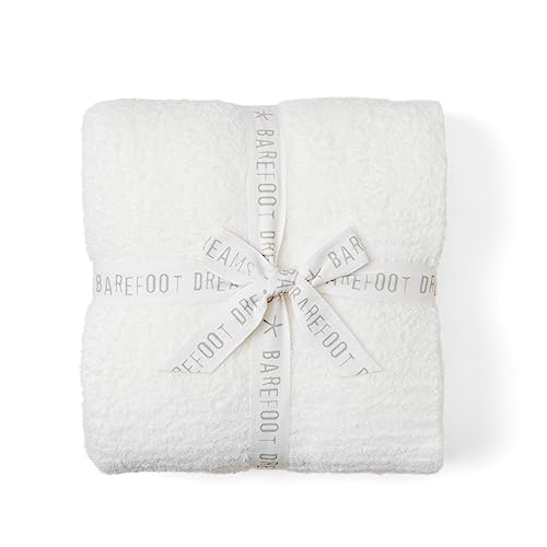 Barefoot Dreams® CozyChic® Throw, Pearl, 54"x72" - color: Pearl