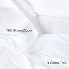 YINFUNG Tufted Duvet Cover Cotton Textured Boho Queen White Clipped Dot Shabby Chic Jacquard Geo Elegant Pretty Cute Duvet Cover Set 90x90 Diamond Bohemian Bedding Set Zip - color: White, size: Queen