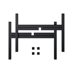 FaithLand Mid Century Plant Stand Indoor Outdoor(Plant Pot Not Included), Holds Planters with a Maximum Width of 14 Inch, Metal Planter Stand, Potted Plant Holder, Black - Width Not Adjustable - size: 14 inch
