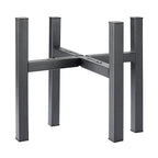 YueTong 2 Pack Indoor Plant Stand for Large Plants, Outdoor Plant Stands Fits 12-16 inch Pot,Adjustable Metal Heavy Duty Planter Stand(Matte Black) - size: 12-16" 2pack