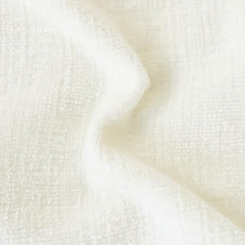 CaliTime Throw Pillow Covers Decorative 16 X 16 Inches Pack of 2 Cozy Chenille Cushion Case for Couch Sofa Bed Living Room Home Cream - color: Cream, size: 16" x 16" (Pack of 2)
