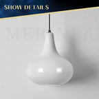 11" Milk White Glass Pendant Light – Modern Ceiling Hanging Fixture Matte Black for Kitchen Island, Dining Room, Hallway – E26 Base - color: White