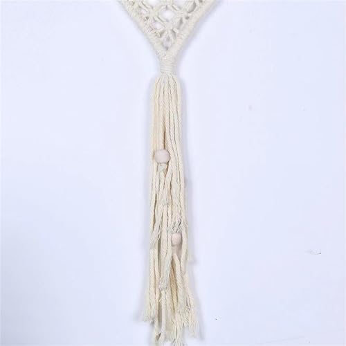 Elegant Macrames Woven Wall Hangings Tapestrys Tassels Cotton Rope Heart Shaped Dreamcatchers Wedding Decorations Wall Hangings Tapestrys