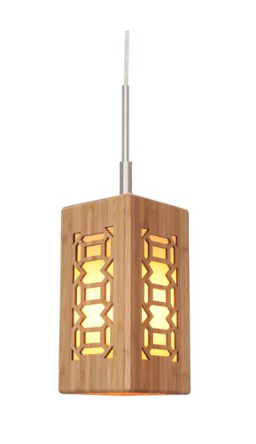 14023STNWL-W3A1BB Light House 1-Light Mini-Pendant, Satin Nickel - color: Satin Nickel hardware, size: Small