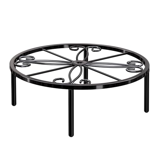 bussdis 10.24IN Short Plant Stand-Heavy Duty Flower Pot Stand, Potted Plant Holder, Anti-rust Metal Plant Pot Shelf for Room Indoor and Outdoor Courtyard, Gardens.