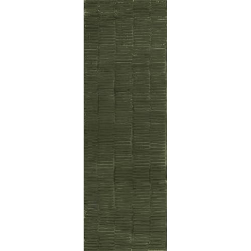 Nuloom Kailani Green, 2'8" x 8', Geometric, Soft and Cozy, High Traffic, Stain Resistant, Easy Clean, Durable Washable Runner for Bedroom, Living Room, Dining Space, Den, Foyer, Entryway - color: Green, size: 2'8" x 8' (Rectangular)