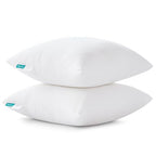 Oubonun 30 x 30 Throw Pillow Inserts - Soft, Plush & Decorative Down Alternative Pillows for Couch Sofa Bed, Machine Washable - White, Pack of 2 - size: 30x30 Inch (Pack of 2)