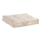 South Pine Porch Mila Square Tufted Pillow Style Dog Bed, Cream, Large (40" x 40") - color: Cream, size: Large (40" x 40")