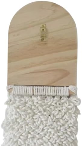 Small Mirror Wall Hanging Boho Macrame Mirror Macrame Wall Art Decortive Bathroom Handmade Home Wall Decor 27" L