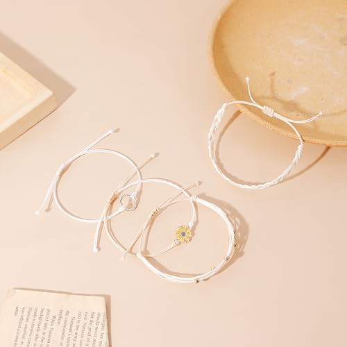 choice of all String Bracelets for Women Boho Wave Surfer Beach Wear Cute Bracelets Set Summer Friendship Jewelry Accessories Beach Stuff - color: A3:colorful beach surfer bracelets