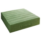 Codi Thick Replacement Couch Cushions, Upholstery Foam with Washable Covers for Sofa Cushion Chair Meditation - 24 × 24 × 5 Inch, High Density Foam, Green - color: Green, size: 24 Inch (Pack of 1)