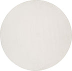 Abani Cream Area Rug for Living Room, Bedroom- Zen Reiki Pattern- 6' Round -Durable & Easy to Clean - color: Cream, size: 6' (Round)