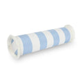 Hofdeco Premium Coastal Hampton Outdoor Performance Bolster Pillow Cover Only, 6"x20" Water Repellent, UV and Fade Resistant for Backyard, Couch, Poolside, Azure Blue Woven Beach Stripes - color: Azure Blue Beach Stripes 6"x20"