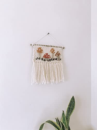 Handmade Woven Embroidered Yarn Wall Hanging Decor