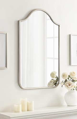 Fellows Framed Arch Wall Mirror - color: Silver