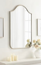 Fellows Framed Arch Wall Mirror - color: Silver