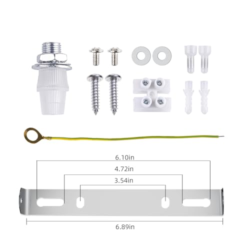 Arturesthome 7" Wood Ceiling Canopy Light Kit Rewind Single Hole with Hardware, Ceiling Plate for Pendant Lighting Chandelier, Screw Fixing on Both Sides - color: Wood, size: 7.08 Inch