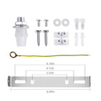 Arturesthome 7" Wood Ceiling Canopy Light Kit Rewind Single Hole with Hardware, Ceiling Plate for Pendant Lighting Chandelier, Screw Fixing on Both Sides - color: Wood, size: 7.08 Inch