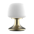 ‎Newhouse Lighting Verona, Brass 2700K Dimmable Cordless USB-C Rechargeable Glass Table Lamp NHTL-VE-BRS, Cordless Desk Lamp for Living Room, Bedroom, Coffee Table, and Other Cozy Home Decor - style: Verona Table Lamp