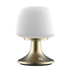 ‎Newhouse Lighting Verona, Brass 2700K Dimmable Cordless USB-C Rechargeable Glass Table Lamp NHTL-VE-BRS, Cordless Desk Lamp for Living Room, Bedroom, Coffee Table, and Other Cozy Home Decor - style: Verona Table Lamp