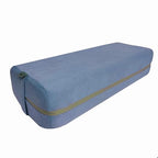 NGT new guide steps Yoga Bolster Pillow for Meditation and Support - Rectangular Yoga Cushion Foam Wedges Washable Suede Pillowcase for Men and Women with Carry Handles.…