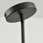 Black Pendant Lights Kitchen Island - Seeded Glass Pendant Light Fixture Multiple Stems Rods (3 Pack with Rod seeded Glass) - color: 3 pack with rod seeded glass