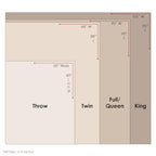 Barefoot Bungalow Phoenix Quilted Throw Blanket, 50 x 60 inches, Tan