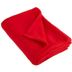 50x60 Throw Blankets, Ultra Soft Hypoallergenic Fleece Fall Throw Blanket for Livingroom, Couch, Chair, Bed, Red, Valentine's Day Throw - color: Barn Red